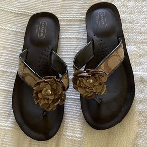 Coach Jillian Floral Sandals